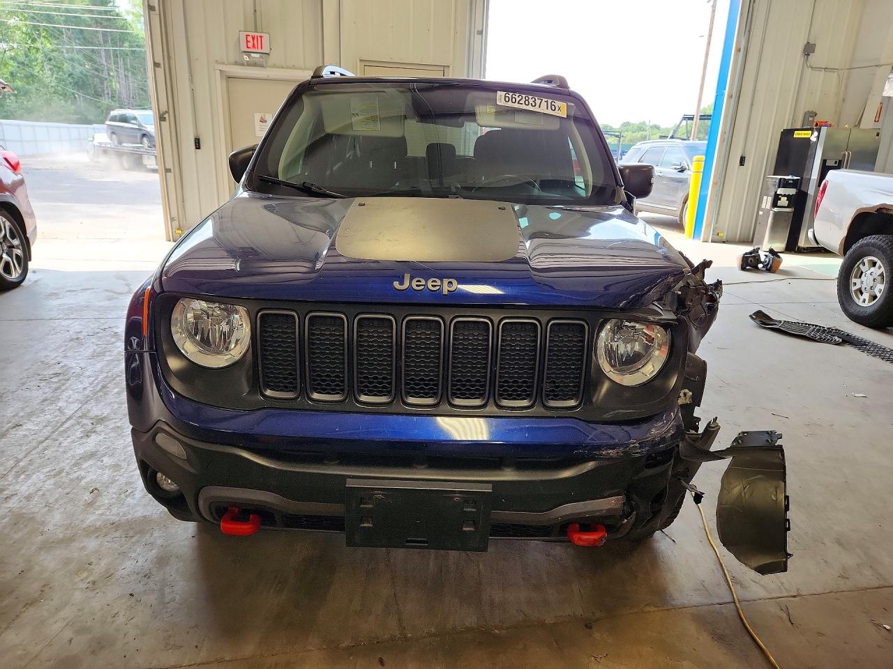 2019 Jeep Renegade Trailhawk Синий vin: ZACNJBC16KPK36391