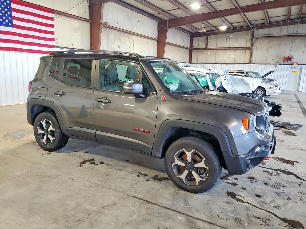 2019 Jeep Renegade Trailhawk Gray vin: ZACNJBC17KPJ96841
