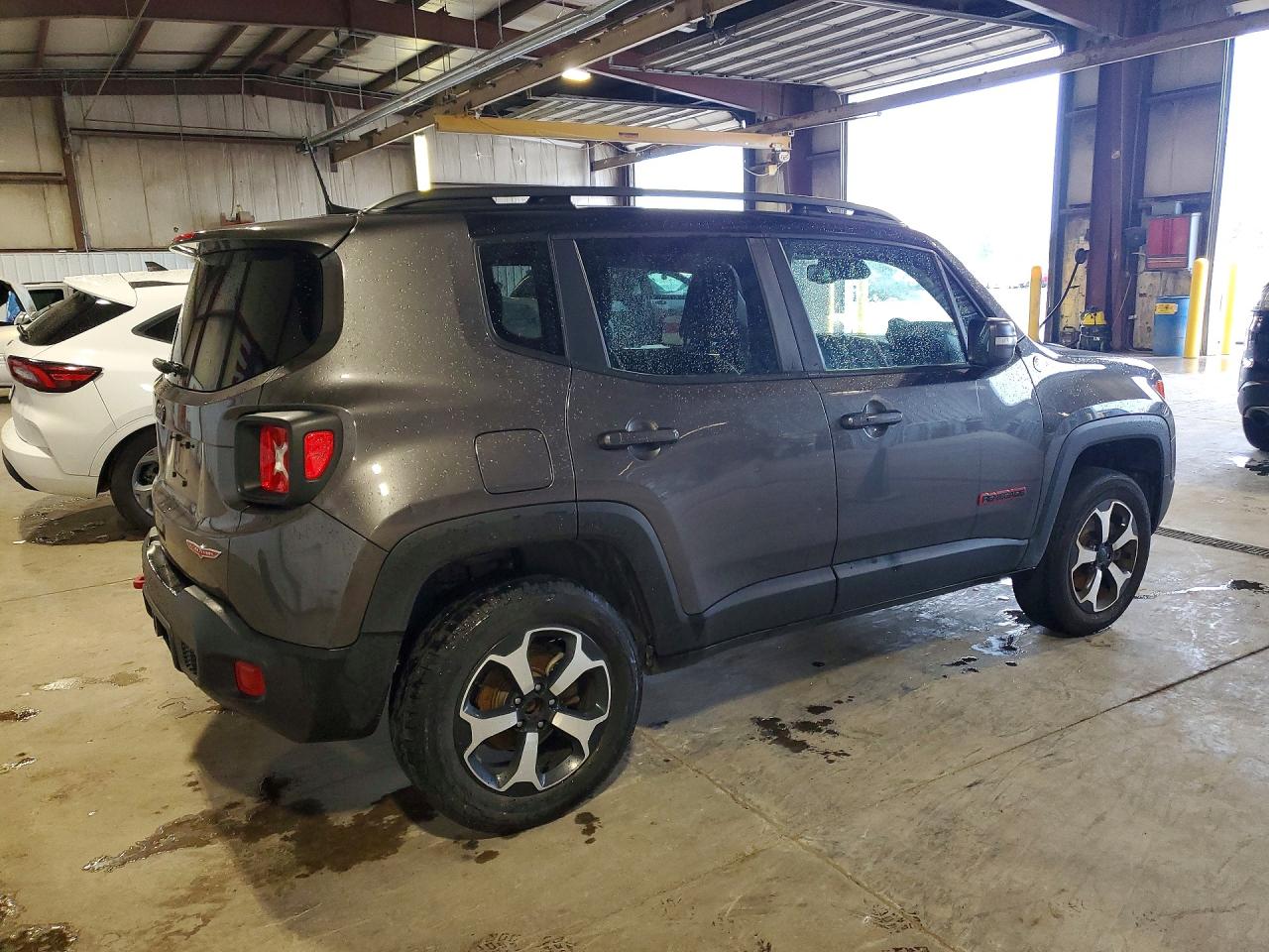 2019 Jeep Renegade Trailhawk Gray vin: ZACNJBC17KPJ96841