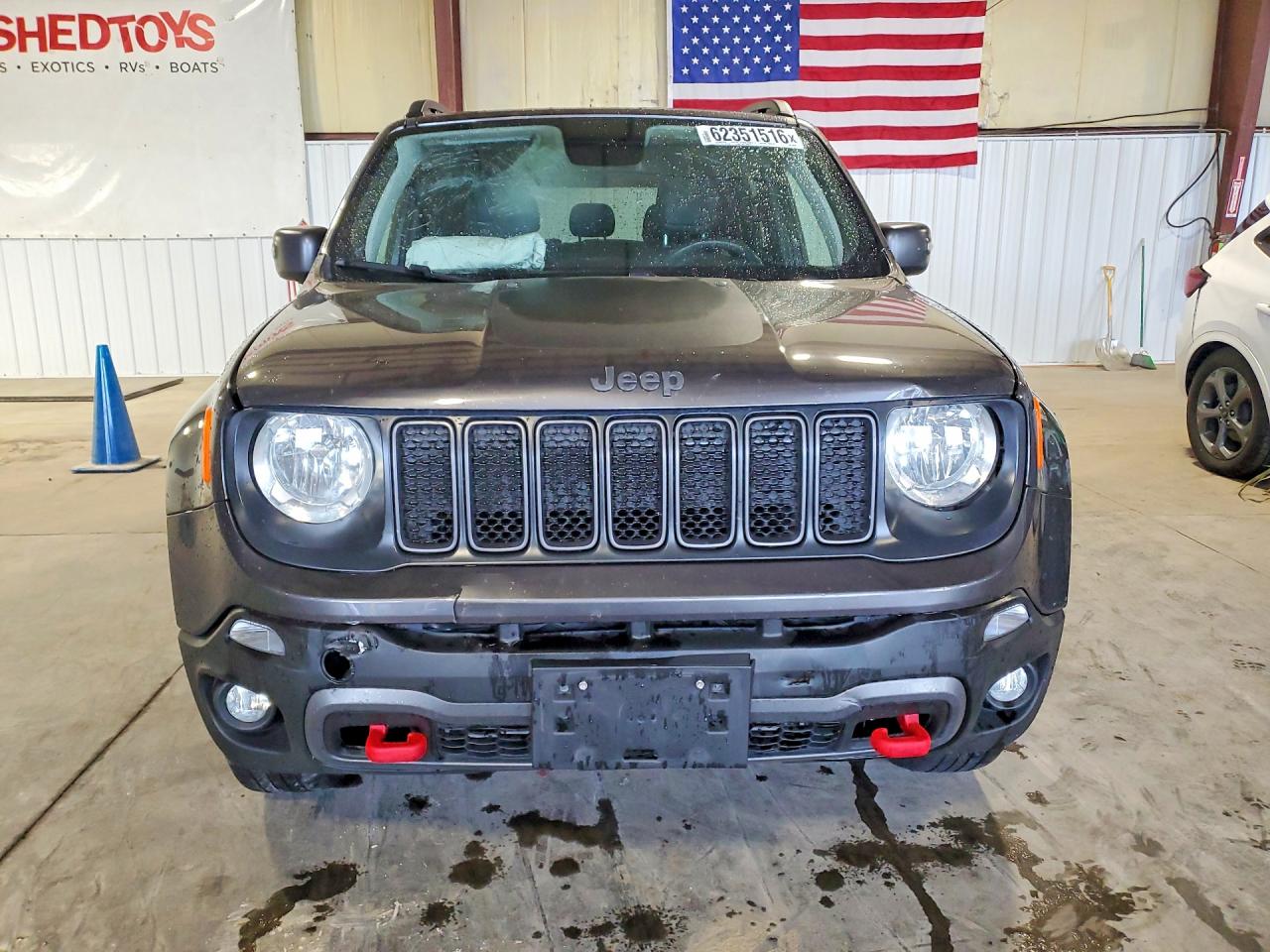 2019 Jeep Renegade Trailhawk Gray vin: ZACNJBC17KPJ96841
