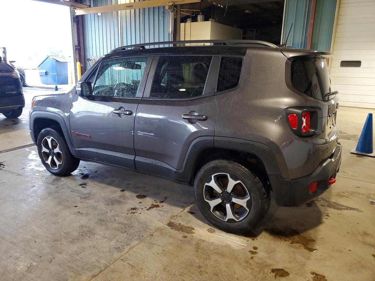 2019 Jeep Renegade Trailhawk Gray vin: ZACNJBC17KPJ96841