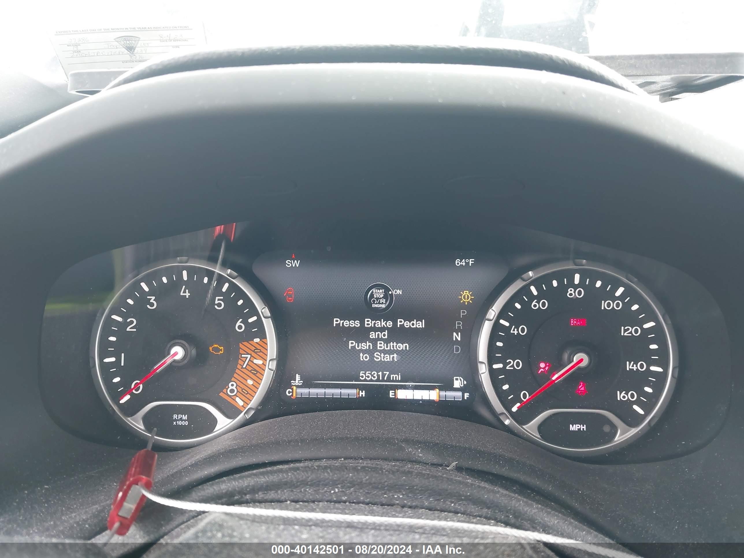 2019 Jeep Renegade Trailhawk 4x4 Серебряный vin: ZACNJBC17KPK00239