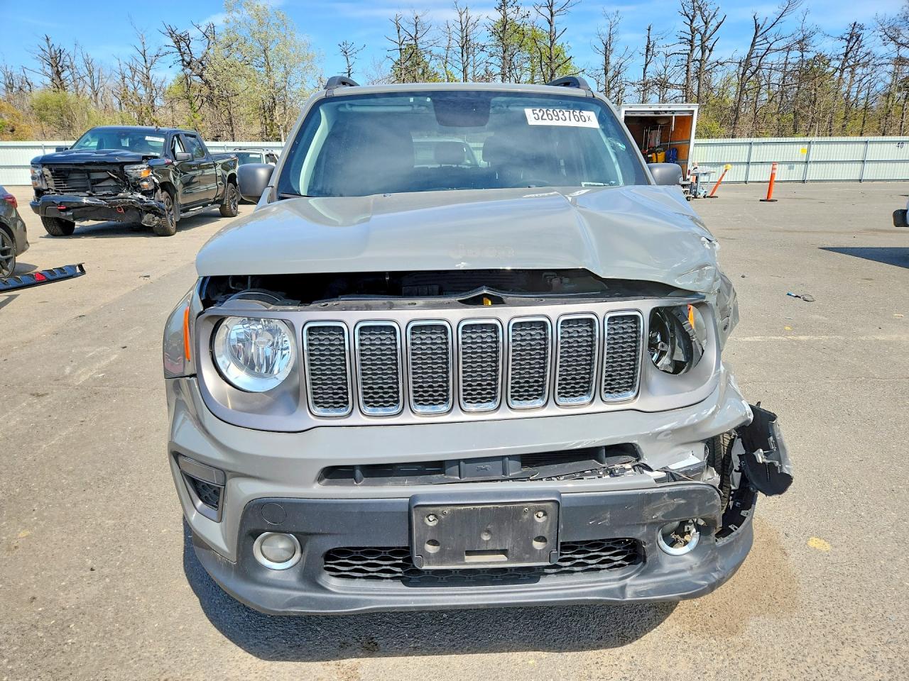2020 Jeep Renegade Limited Gray vin: ZACNJBD18LPL71730