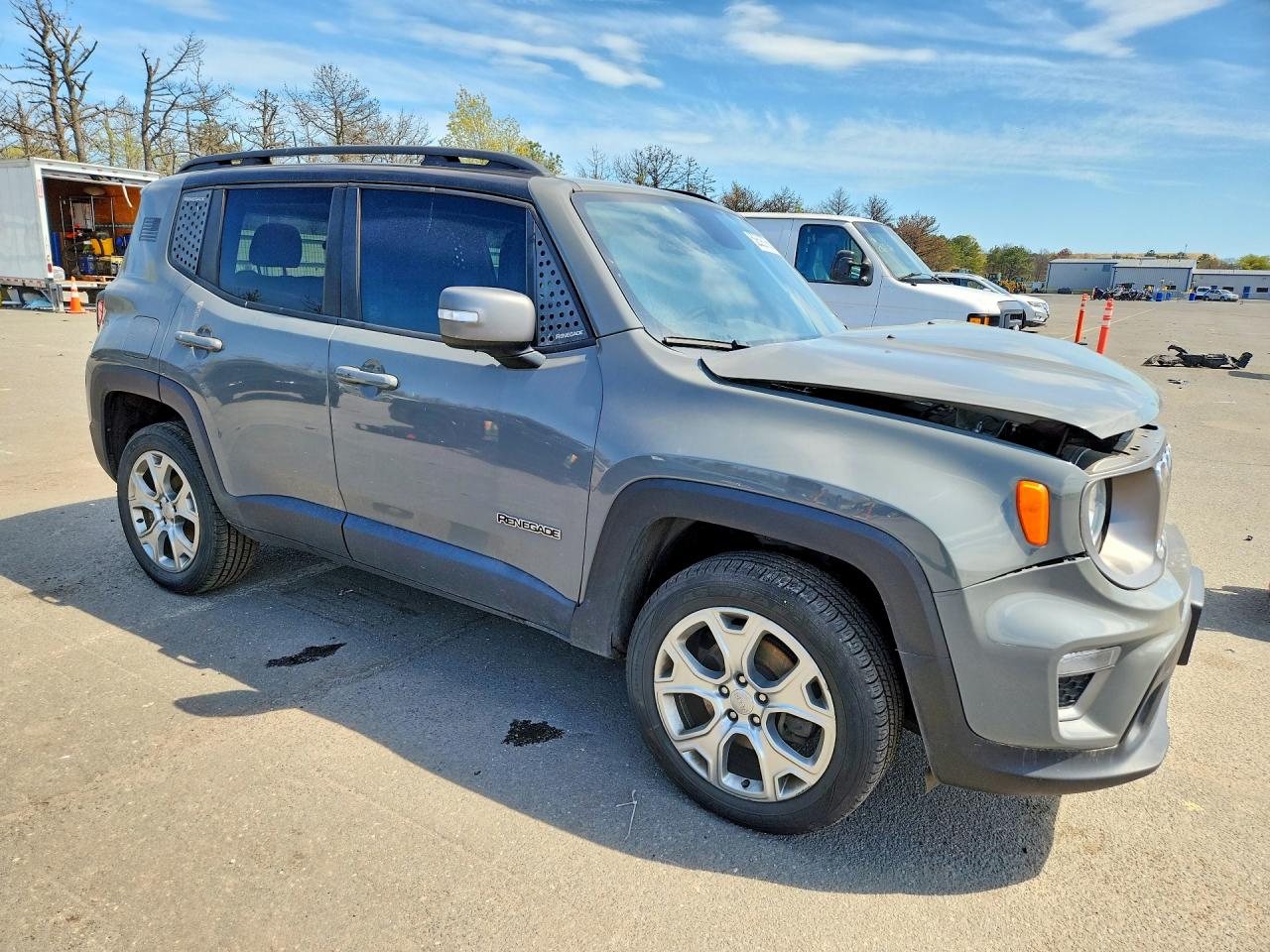 2020 Jeep Renegade Limited Gray vin: ZACNJBD18LPL71730