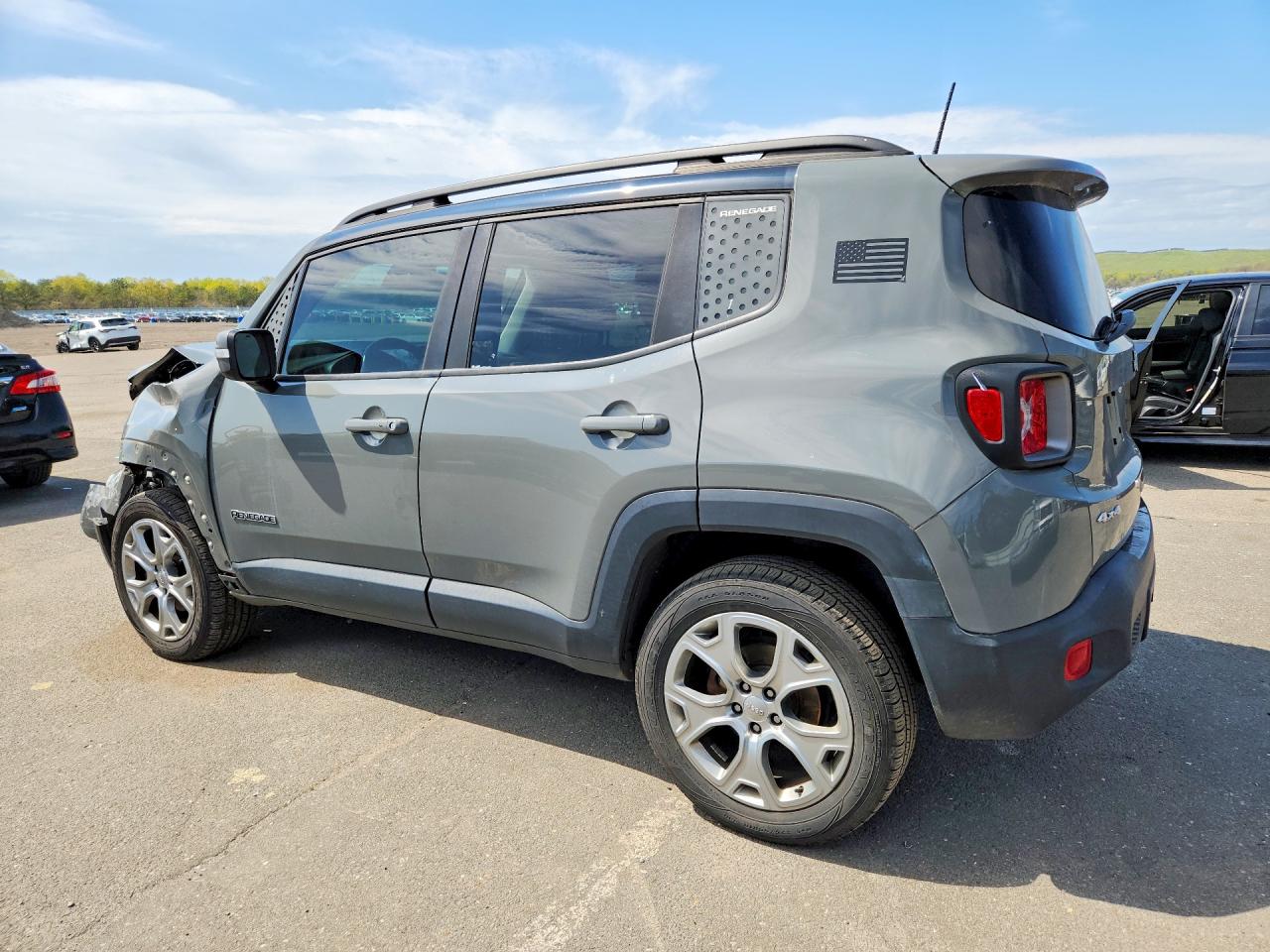 2020 Jeep Renegade Limited Gray vin: ZACNJBD18LPL71730