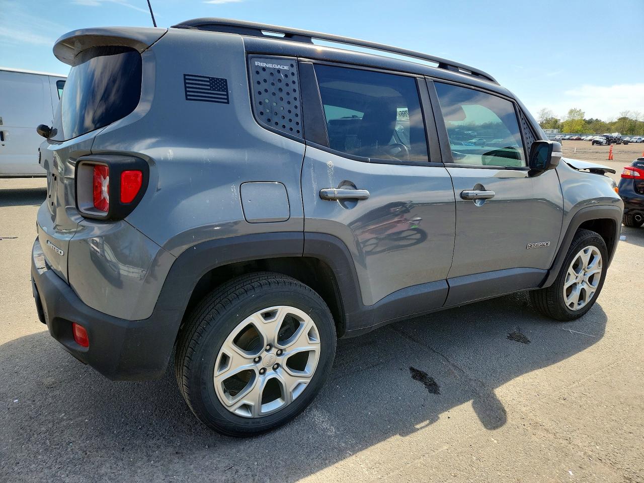 2020 Jeep Renegade Limited Gray vin: ZACNJBD18LPL71730