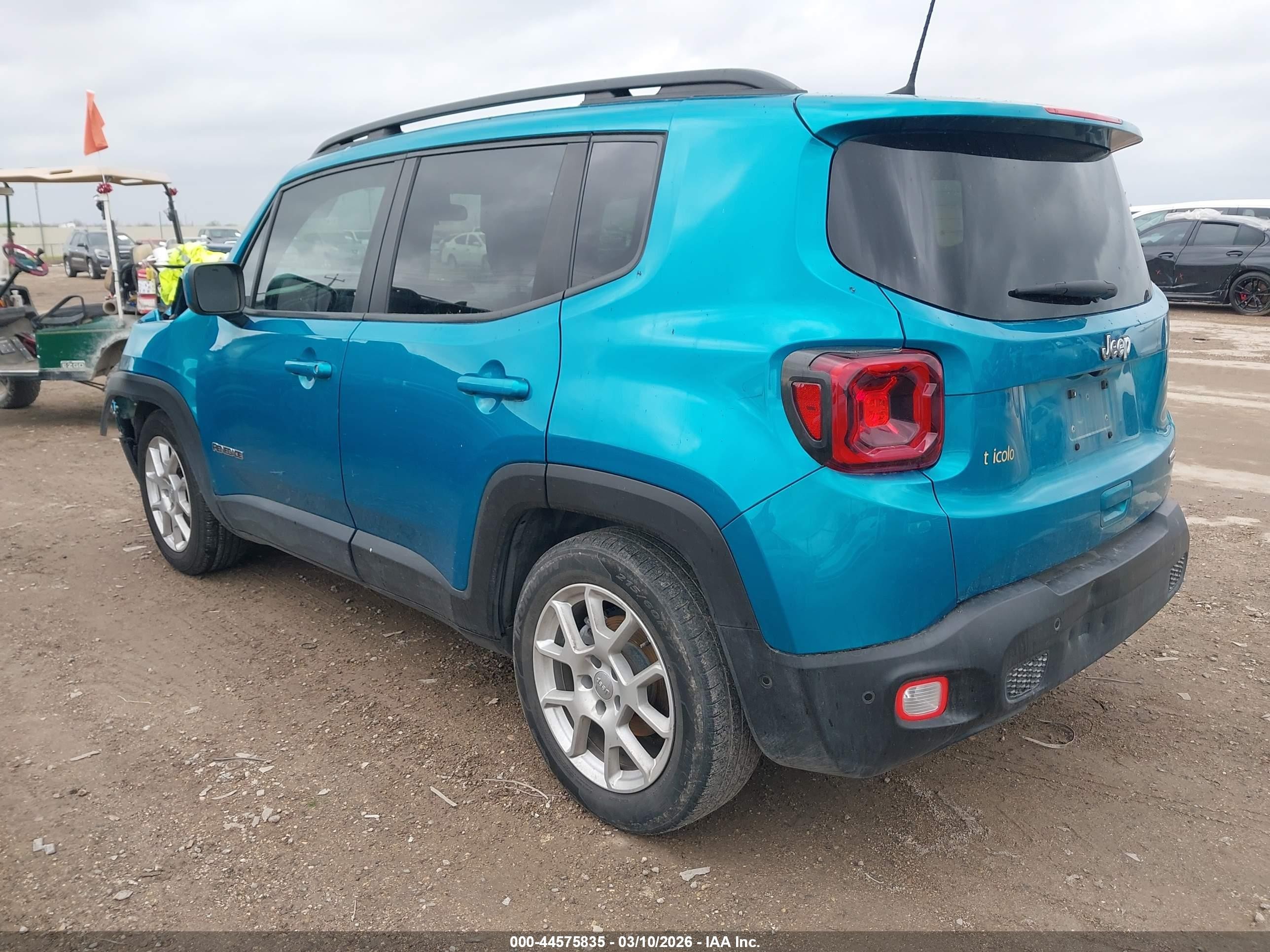 2021 Jeep Renegade Latitude Fwd Teal vin: ZACNJCB12MPM24089