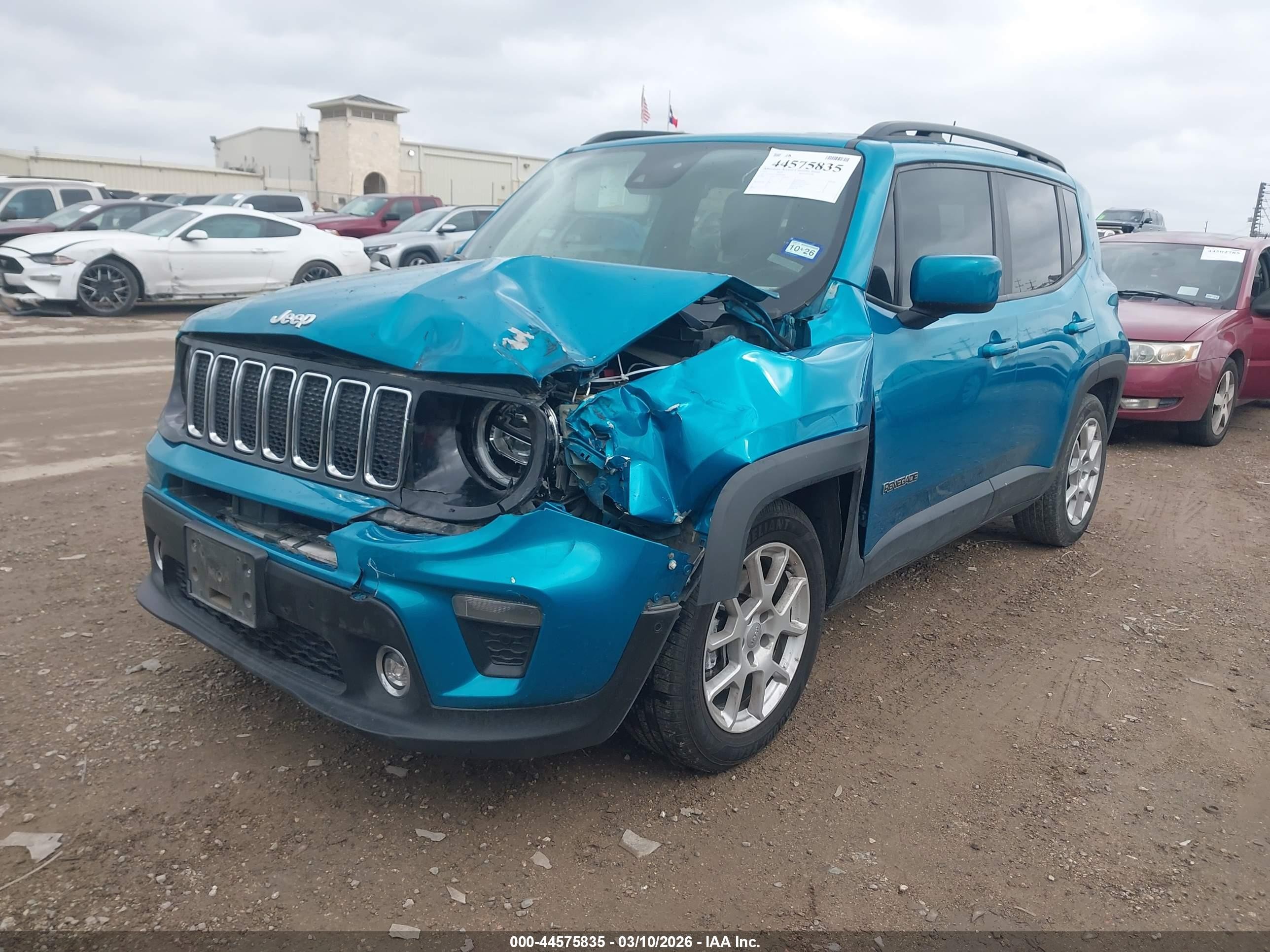 2021 Jeep Renegade Latitude Fwd Teal vin: ZACNJCB12MPM24089