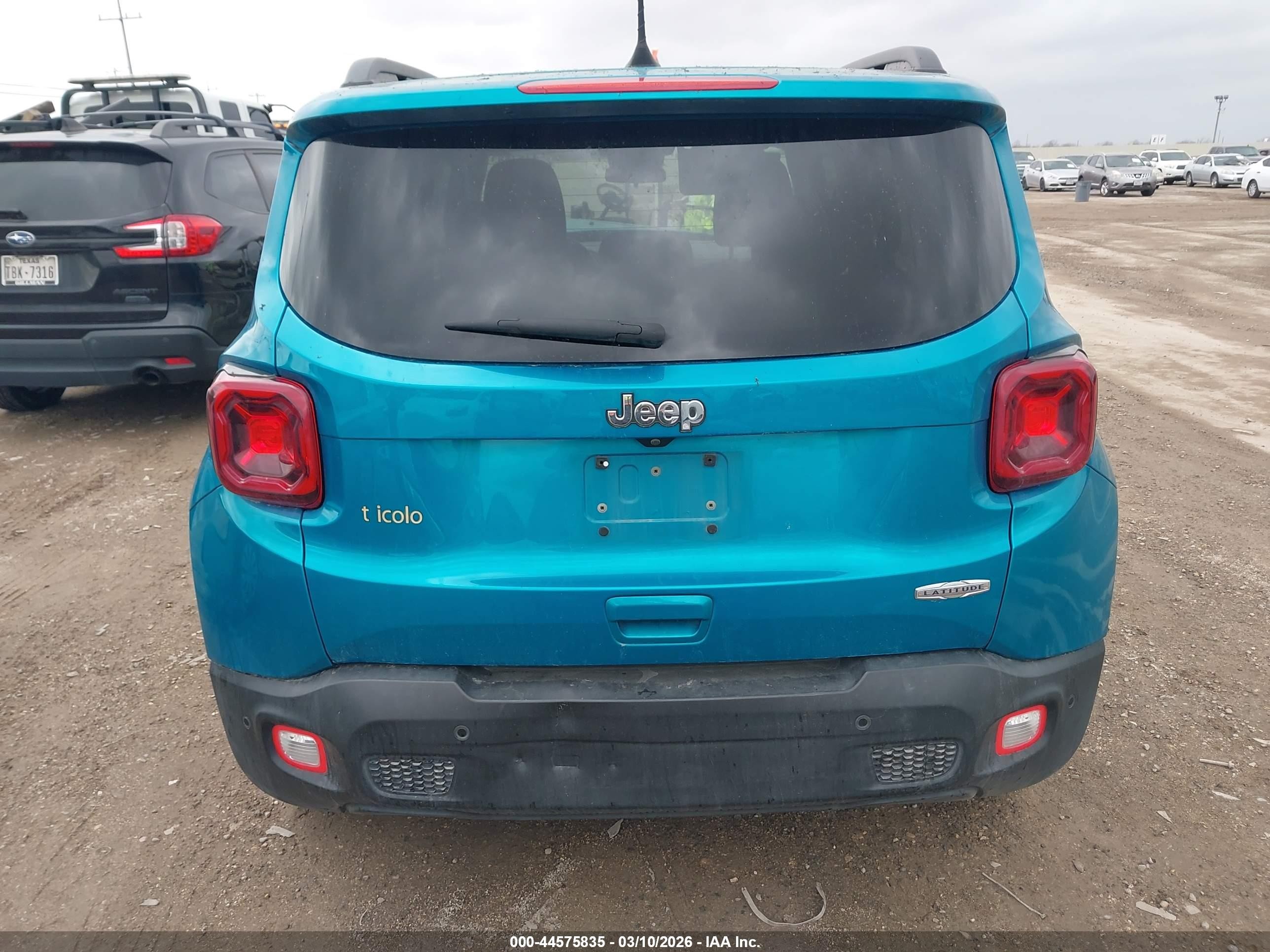 2021 Jeep Renegade Latitude Fwd Teal vin: ZACNJCB12MPM24089
