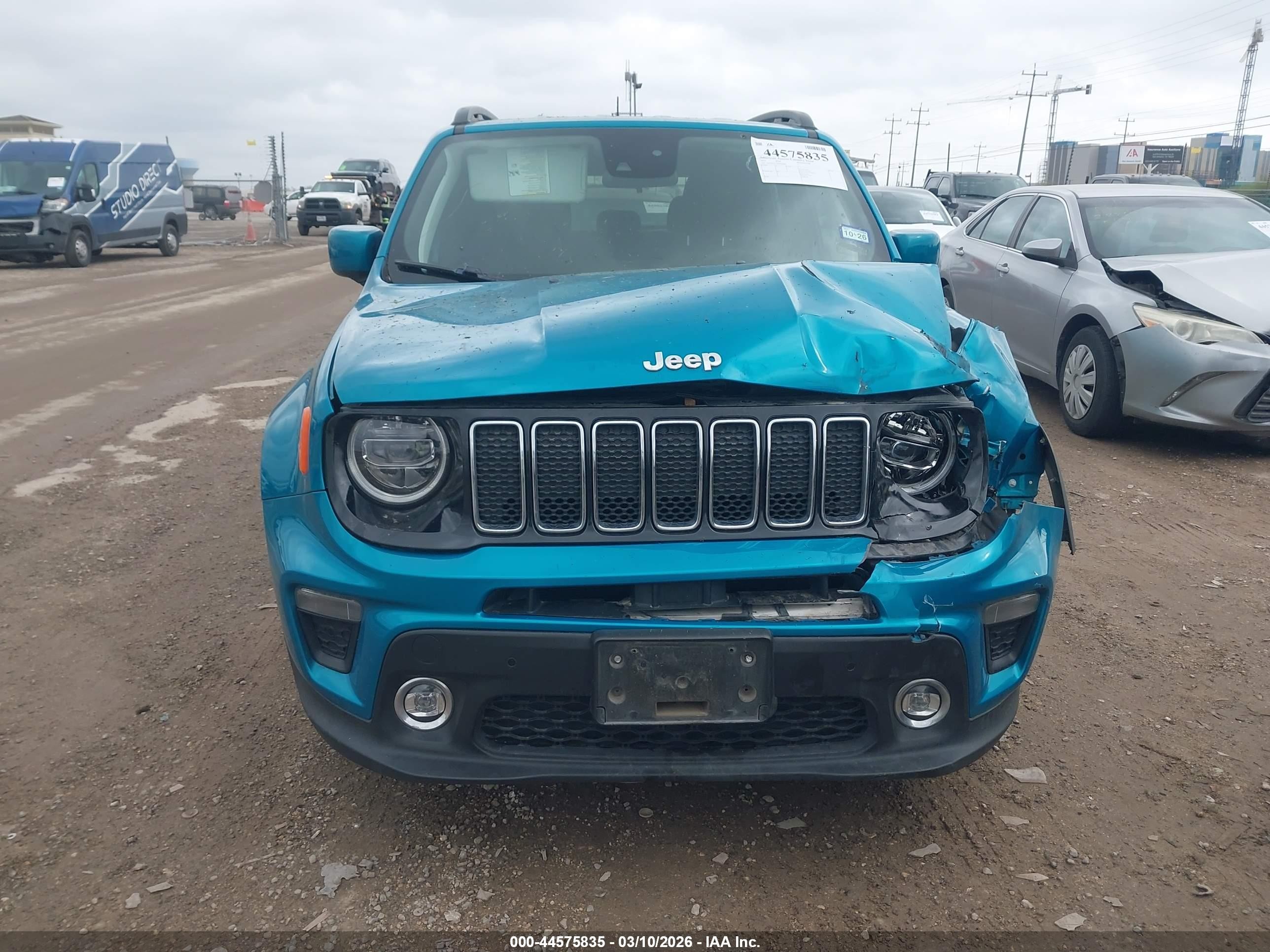 2021 Jeep Renegade Latitude Fwd Teal vin: ZACNJCB12MPM24089