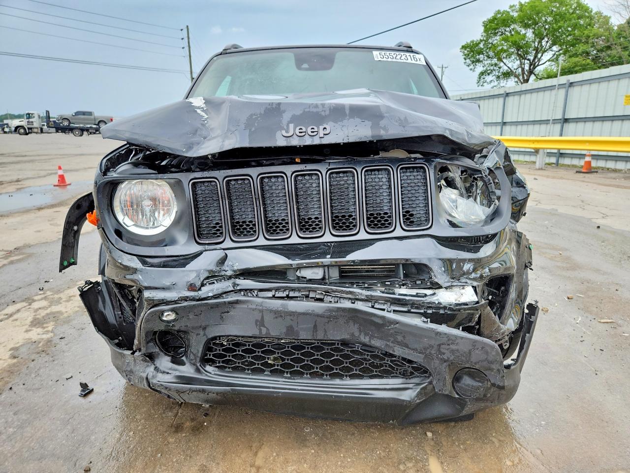 2021 Jeep Renegade Latitude Черный vin: ZACNJCBB7MPN16422