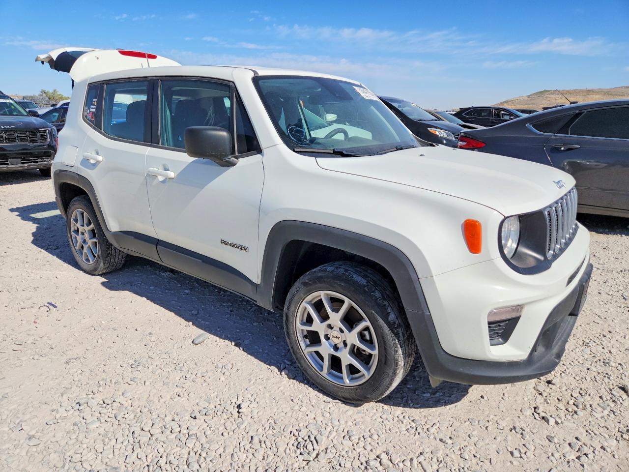 2022 Jeep Renegade Sport White vin: ZACNJDA13NPN54715