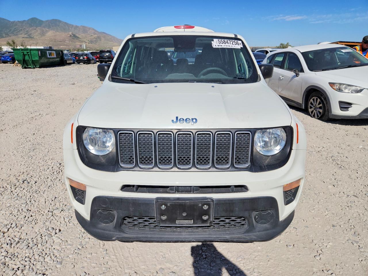 2022 Jeep Renegade Sport White vin: ZACNJDA13NPN54715