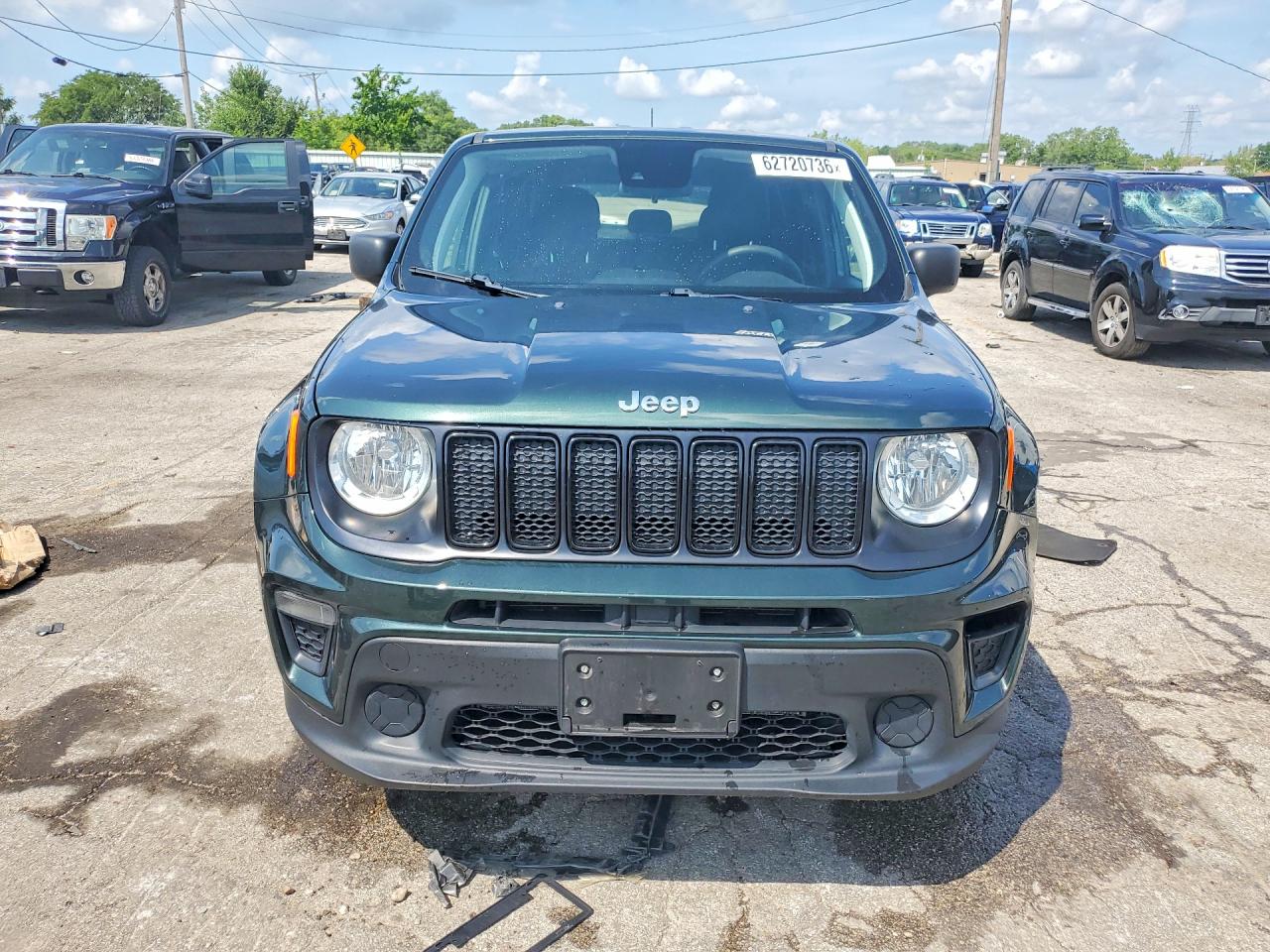 2021 Jeep Renegade Sport Green vin: ZACNJDAB8MPM30222