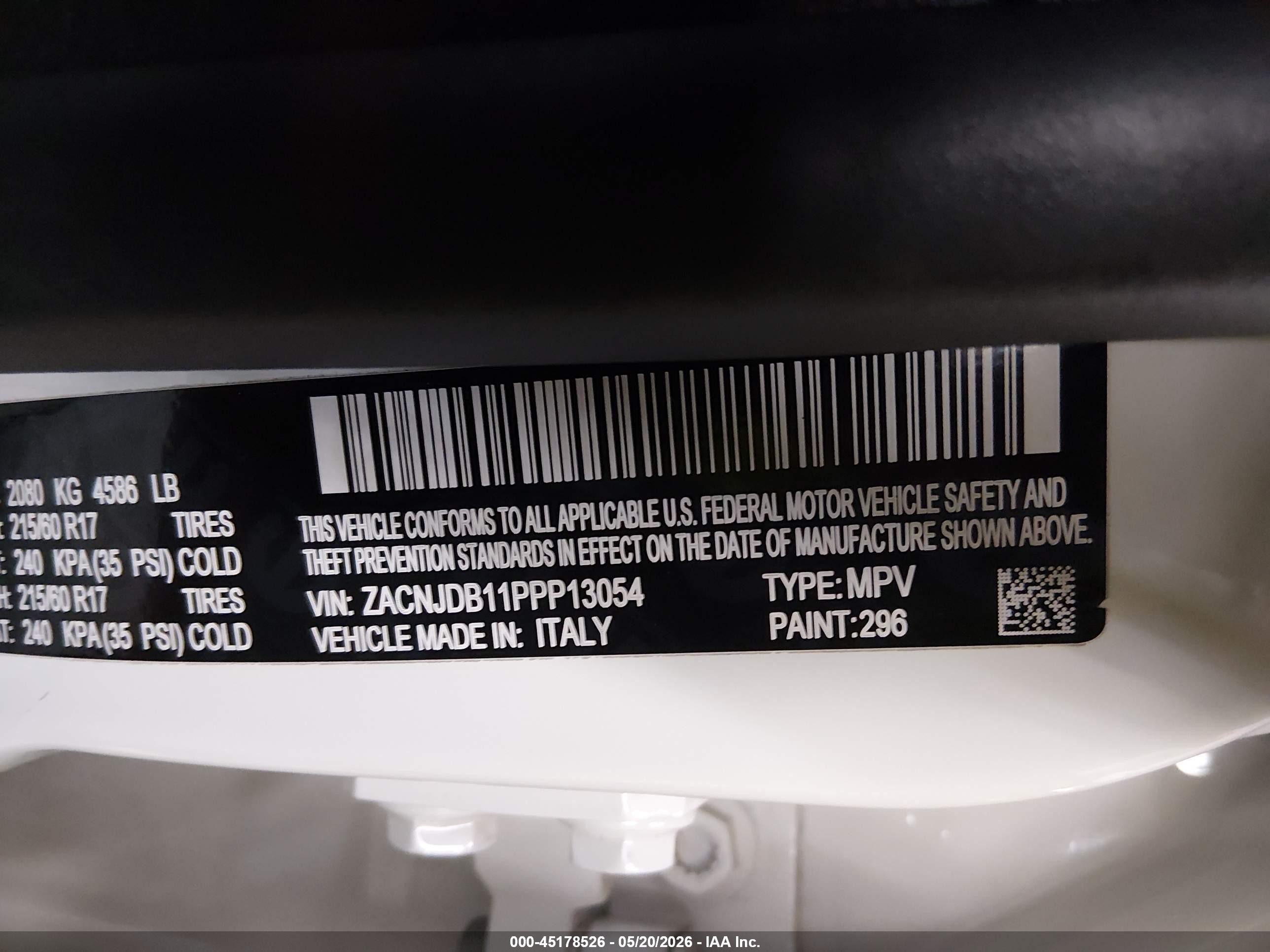 2023 Jeep Renegade Latitude 4x4 White vin: ZACNJDB11PPP13054