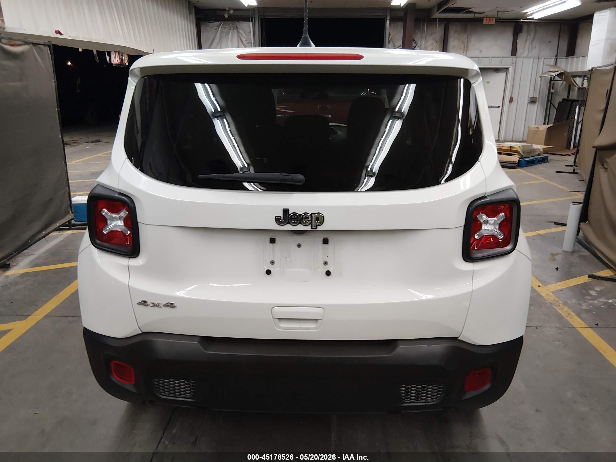 2023 Jeep Renegade Latitude 4x4 White vin: ZACNJDB11PPP13054