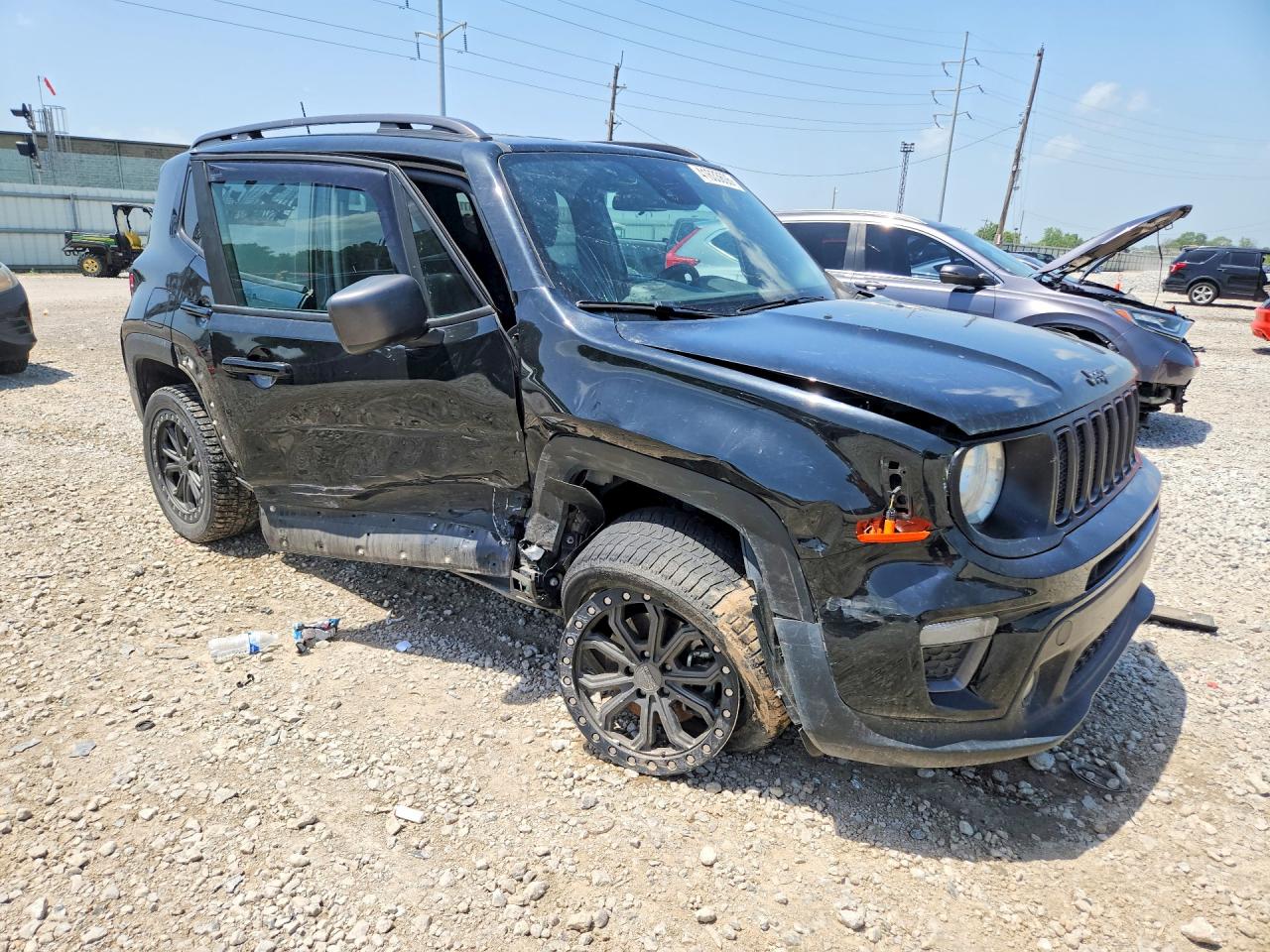 2021 Jeep Renegade Latitude Черный vin: ZACNJDBB1MPM64100