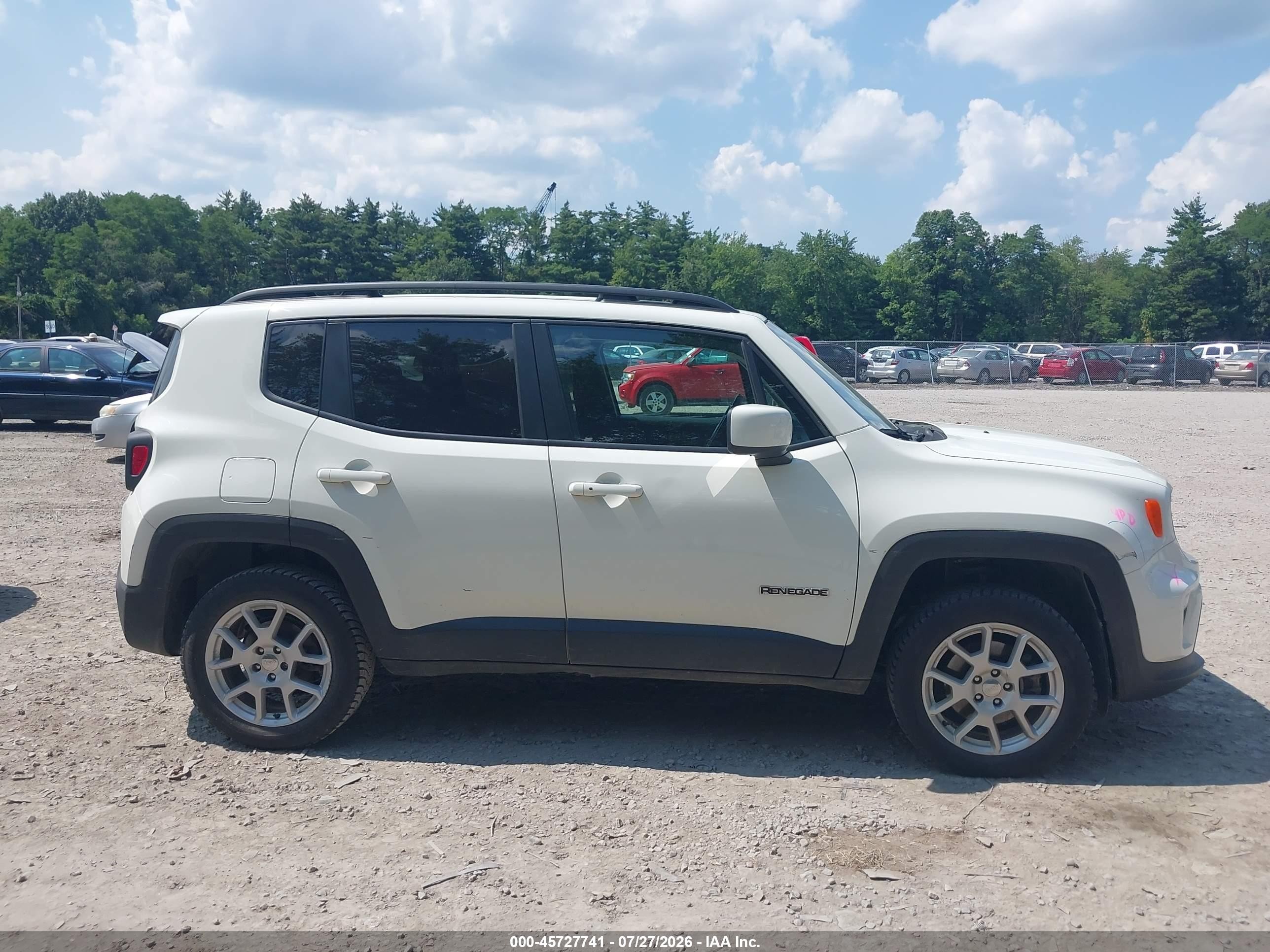 2021 Jeep Renegade Latitude 4x4 White vin: ZACNJDBB1MPN32170