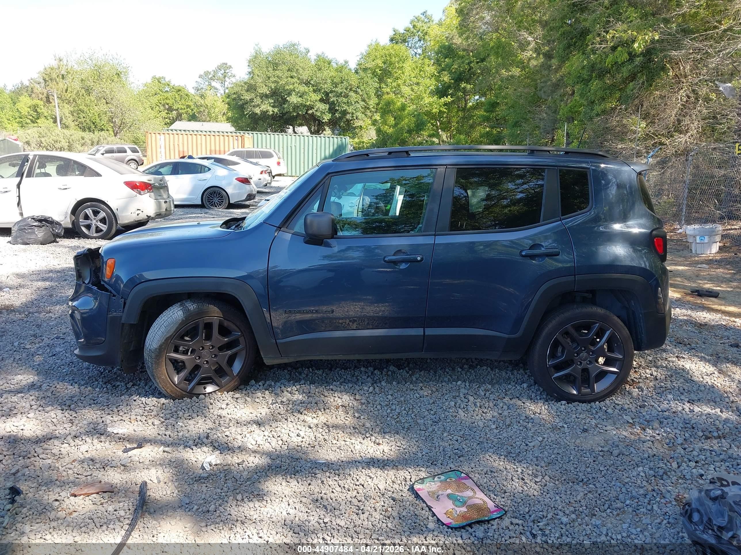 2021 Jeep Renegade 80th Anniversary 4x4 Синий vin: ZACNJDBB3MPN26807