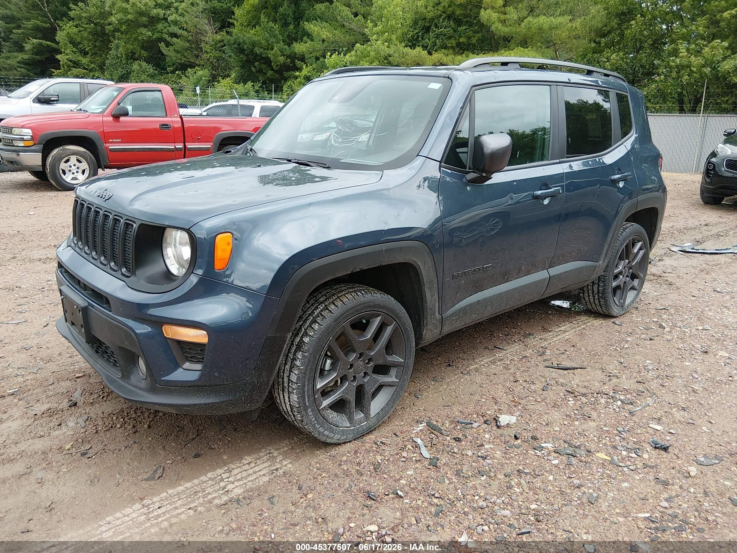 2021 Jeep Renegade 80th Anniversary 4x4 Blue vin: ZACNJDBB5MPM68859