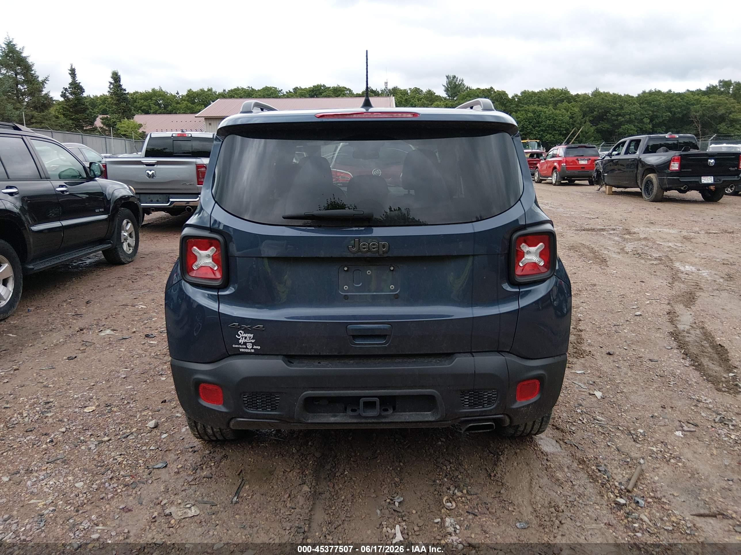 2021 Jeep Renegade 80th Anniversary 4x4 Blue vin: ZACNJDBB5MPM68859