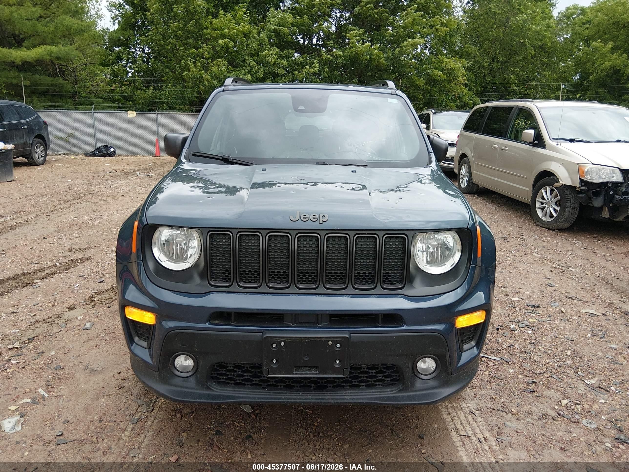 2021 Jeep Renegade 80th Anniversary 4x4 Blue vin: ZACNJDBB5MPM68859