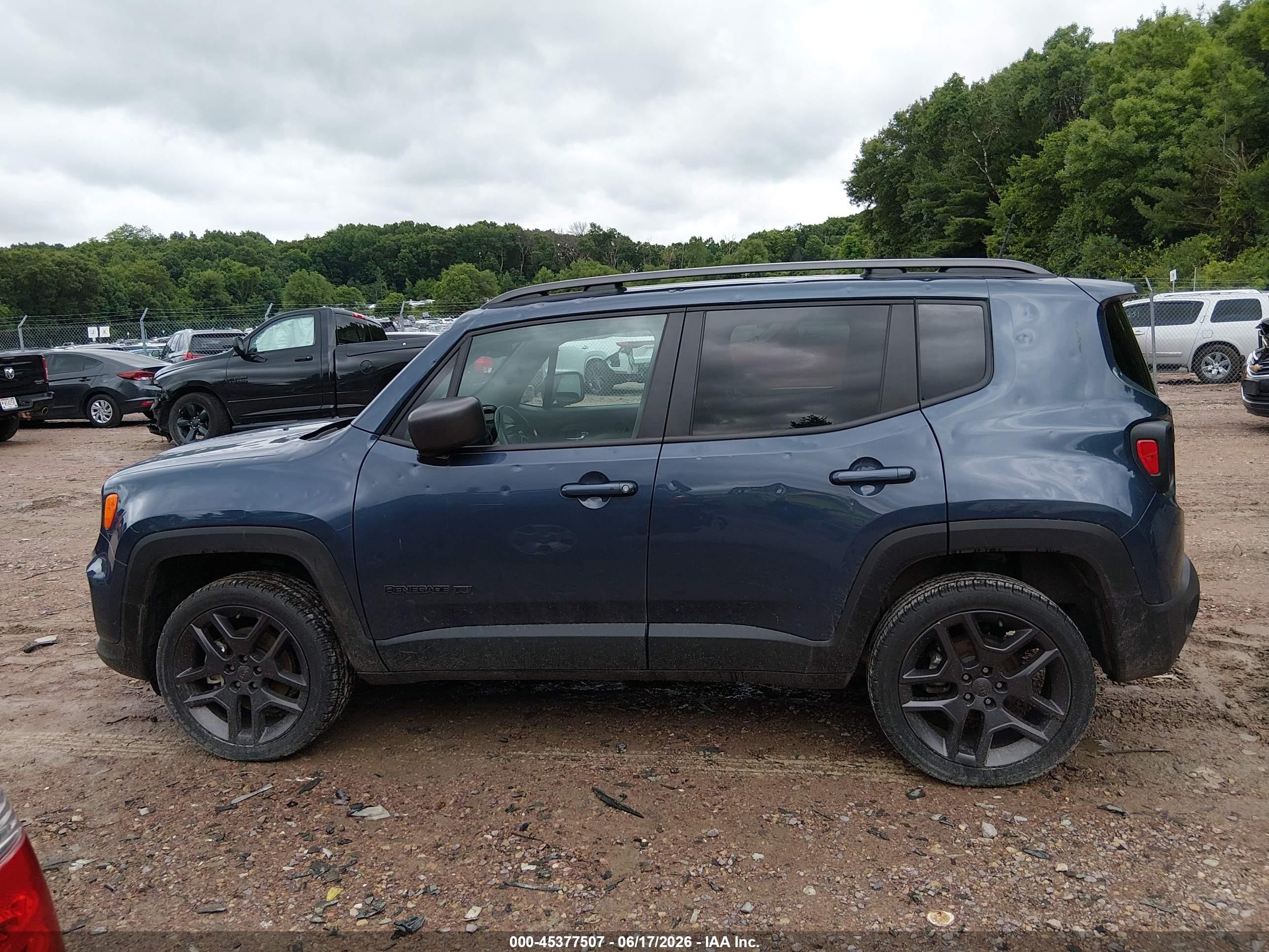 2021 Jeep Renegade 80th Anniversary 4x4 Blue vin: ZACNJDBB5MPM68859