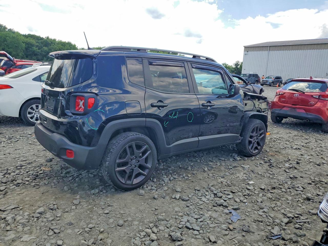 2021 Jeep Renegade Latitude Black vin: ZACNJDBB6MPN28440