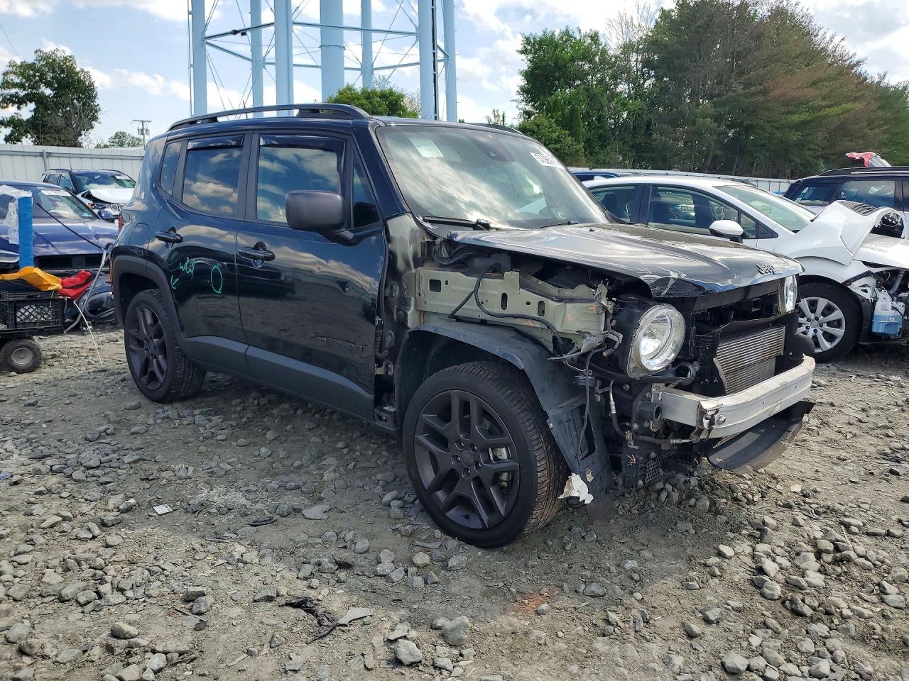 2021 Jeep Renegade Latitude Black vin: ZACNJDBB6MPN28440