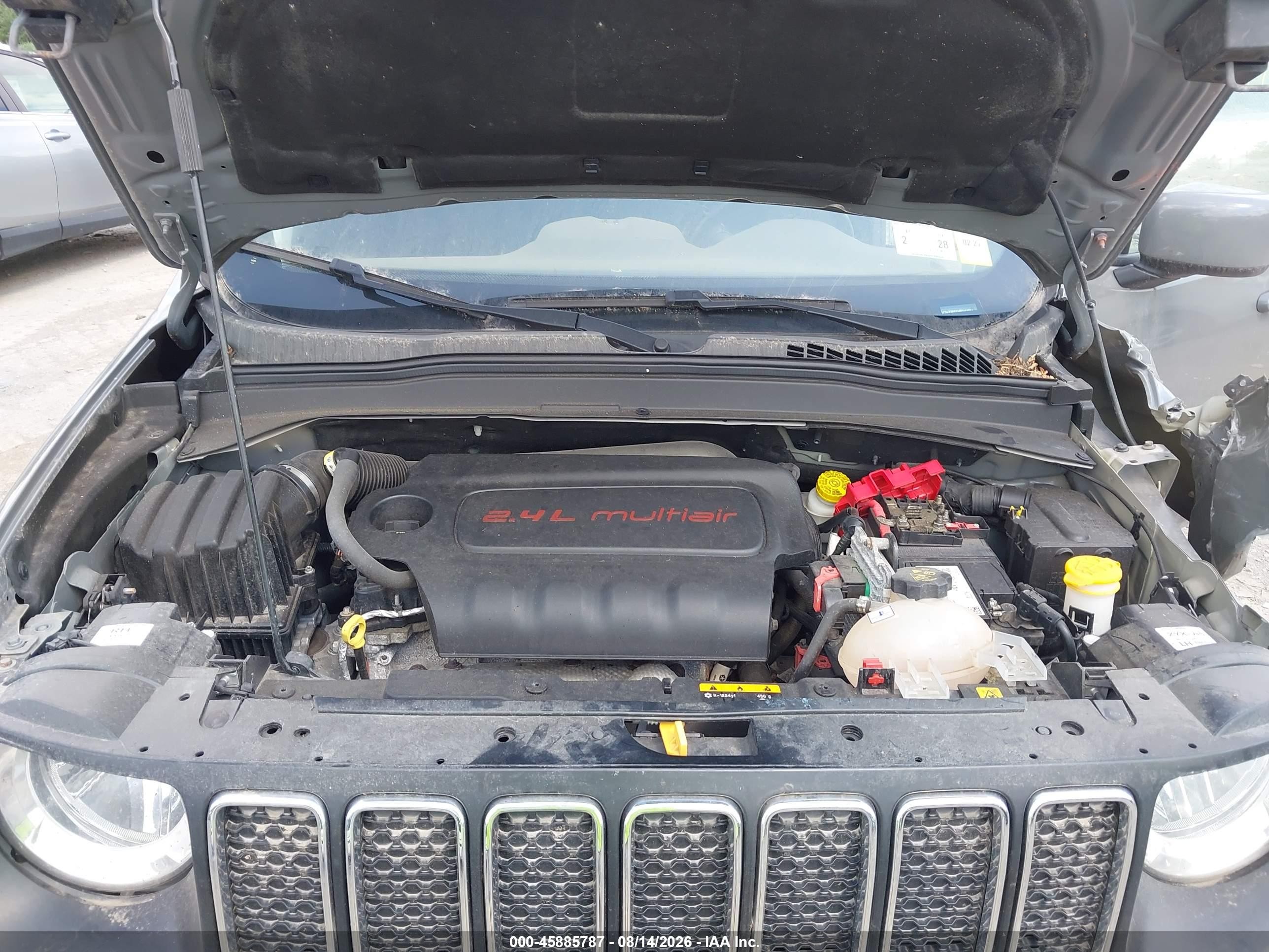 2021 Jeep Renegade Latitude 4x4 Gray vin: ZACNJDBBXMPM44024