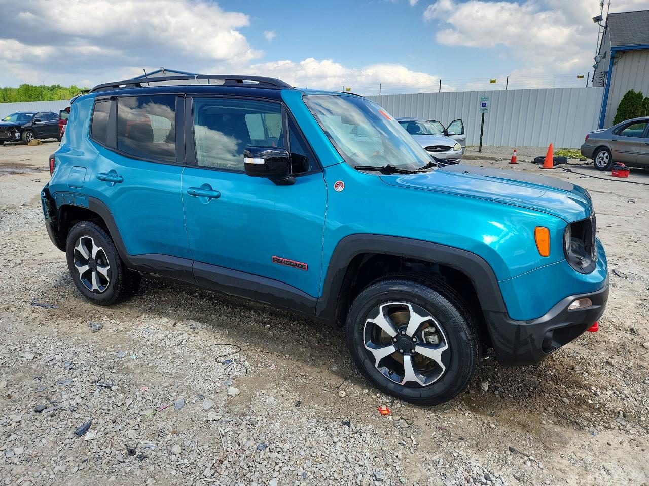 2022 Jeep Renegade Trailhawk Blue vin: ZACNJDC15NPN60870