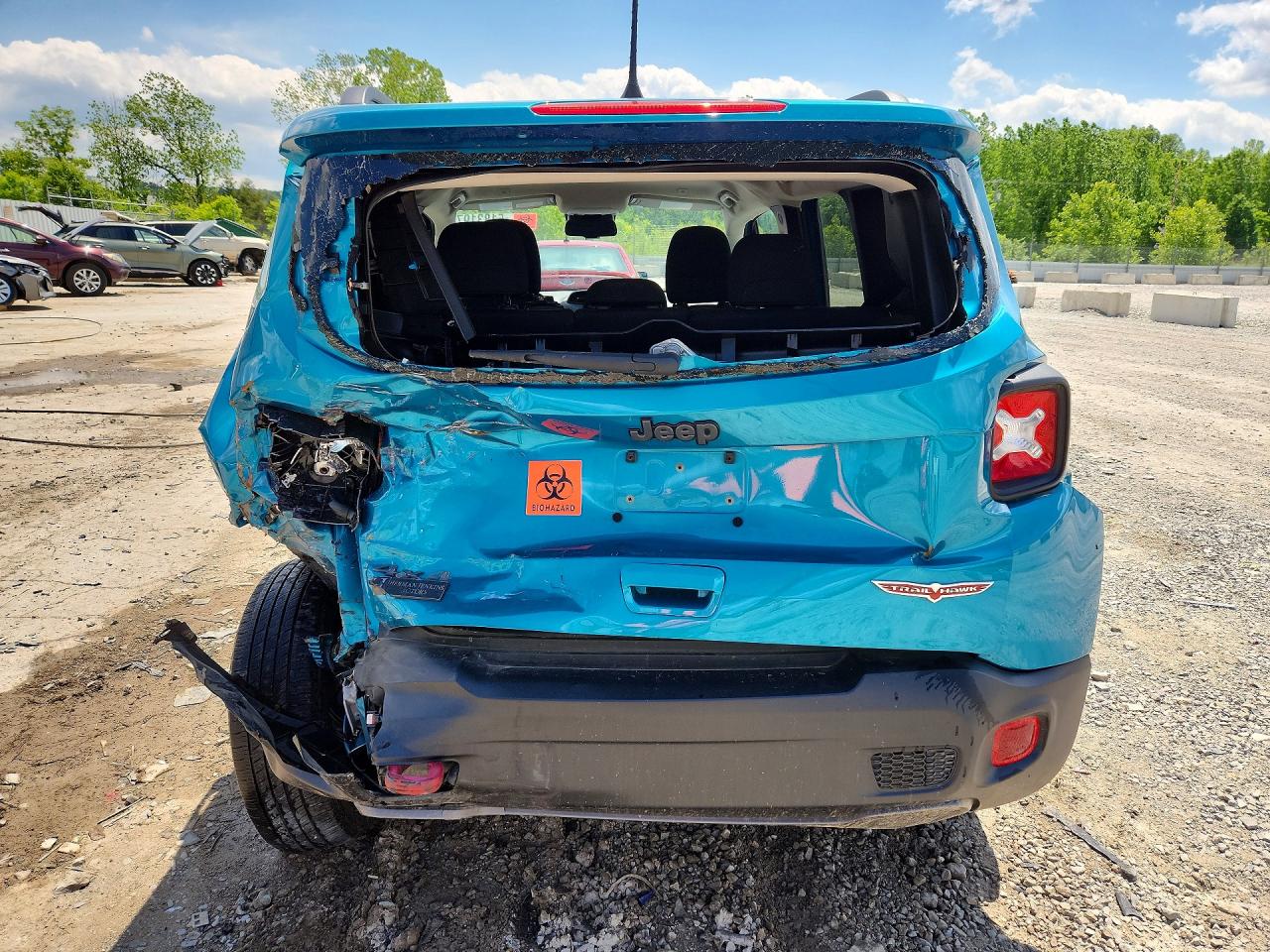 2022 Jeep Renegade Trailhawk Blue vin: ZACNJDC15NPN60870