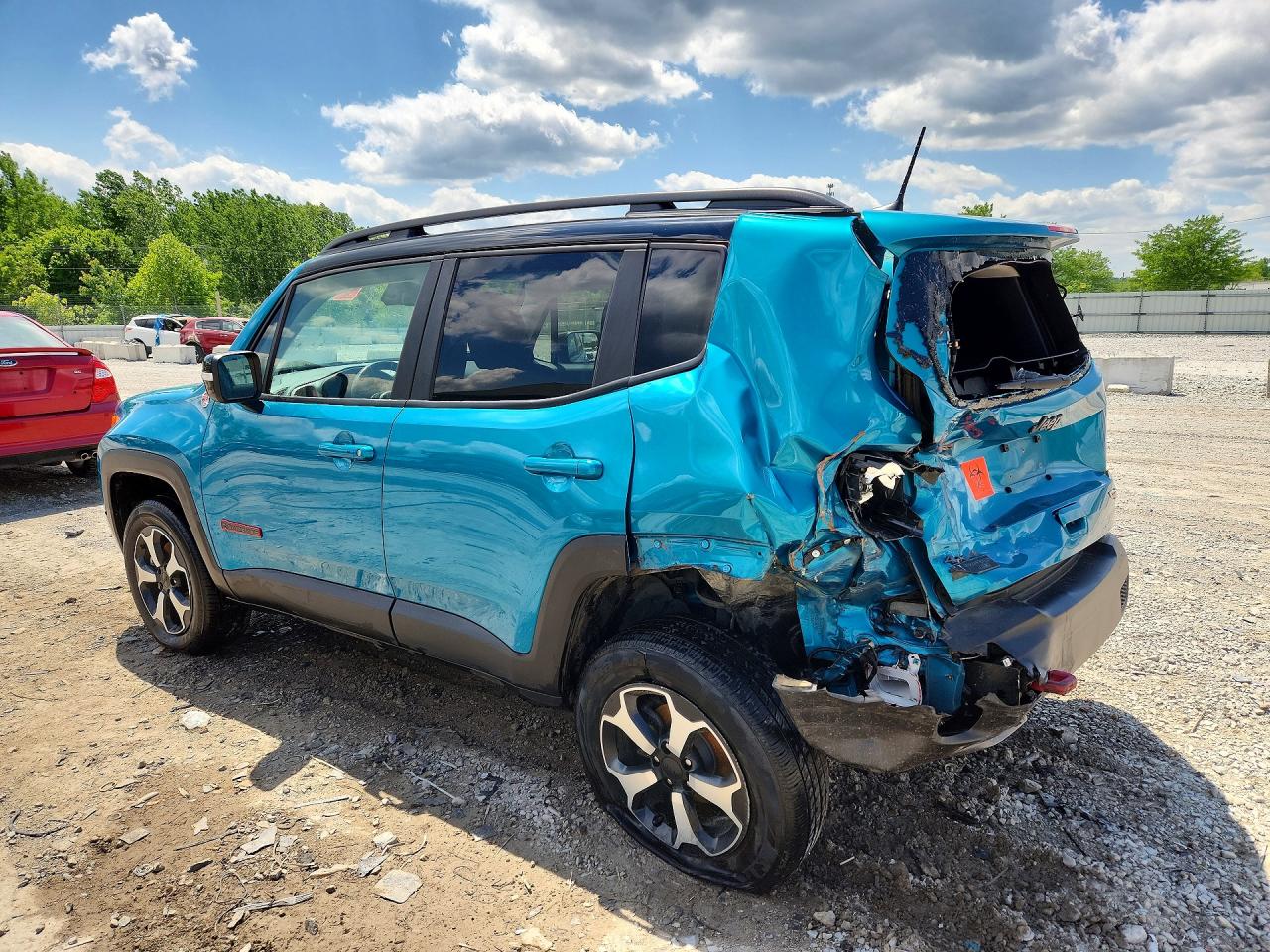 2022 Jeep Renegade Trailhawk Blue vin: ZACNJDC15NPN60870