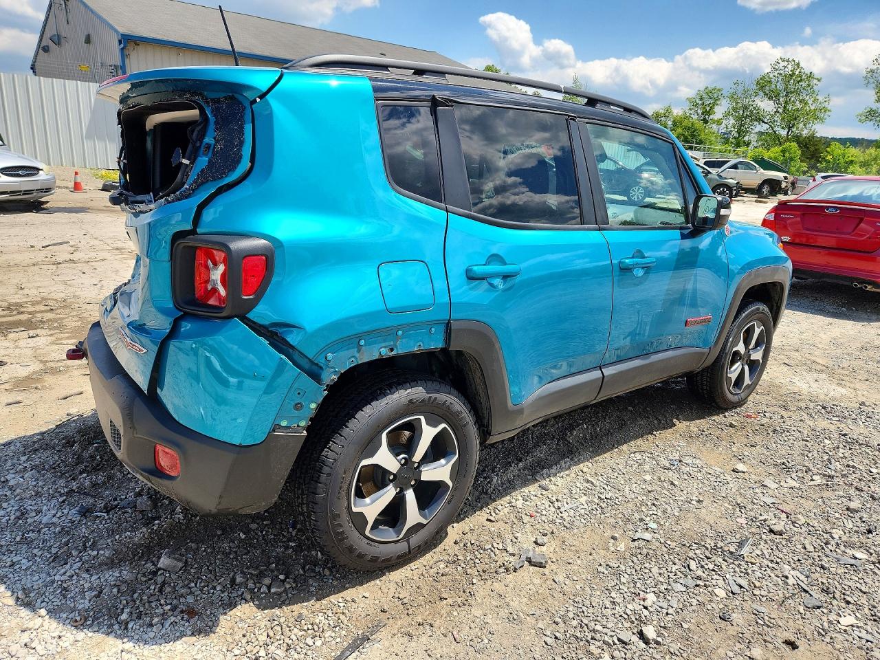 2022 Jeep Renegade Trailhawk Blue vin: ZACNJDC15NPN60870