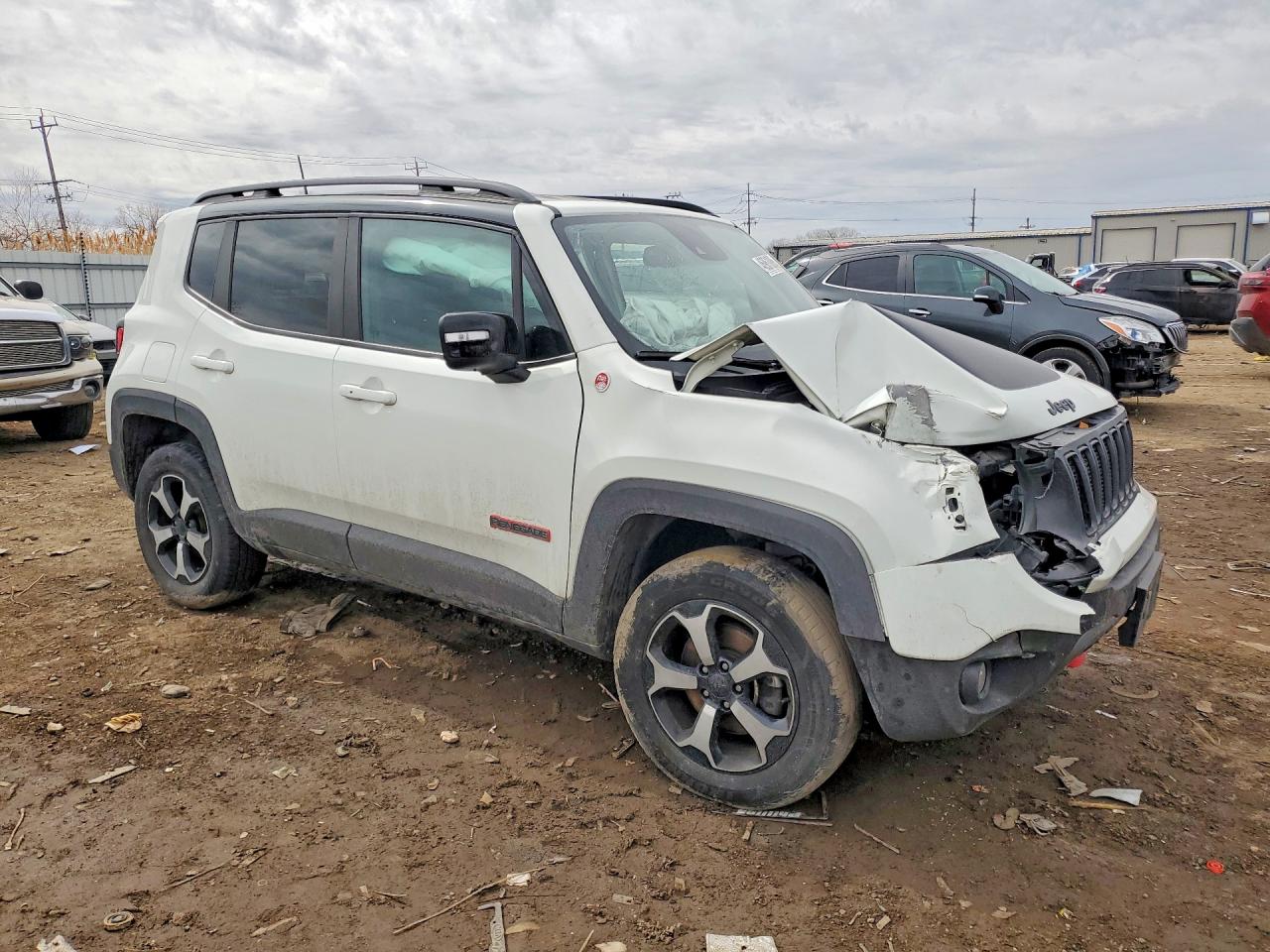 2022 Jeep Renegade Trailhawk White vin: ZACNJDC1XNPN79964