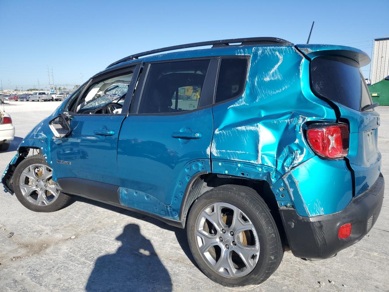 2022 Jeep Renegade Limited Teal vin: ZACNJDD11NPN60783