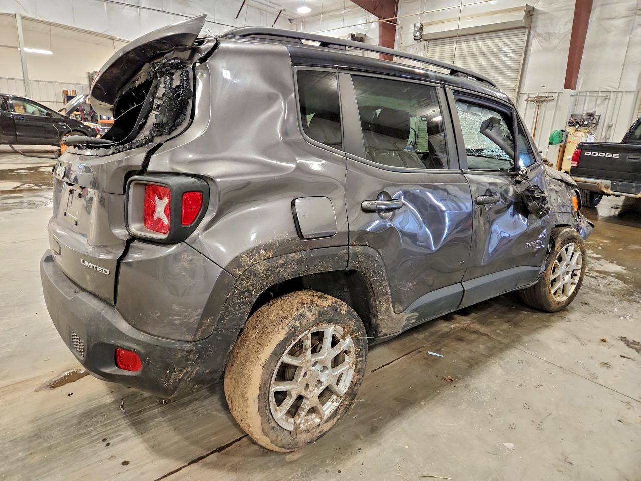 2021 Jeep Renegade Limited Gray vin: ZACNJDD12MPM34415