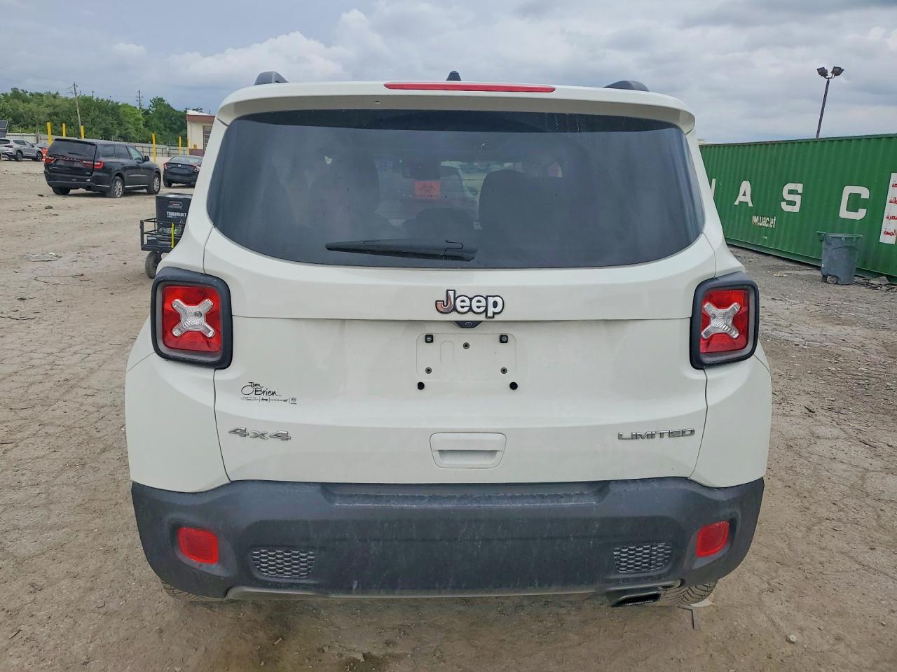 2021 Jeep Renegade Limited Белый vin: ZACNJDD13MPM96437