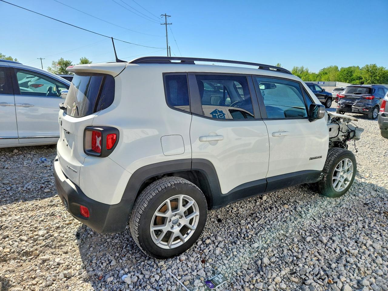 2021 Jeep Renegade Limited White vin: ZACNJDD13MPN32627