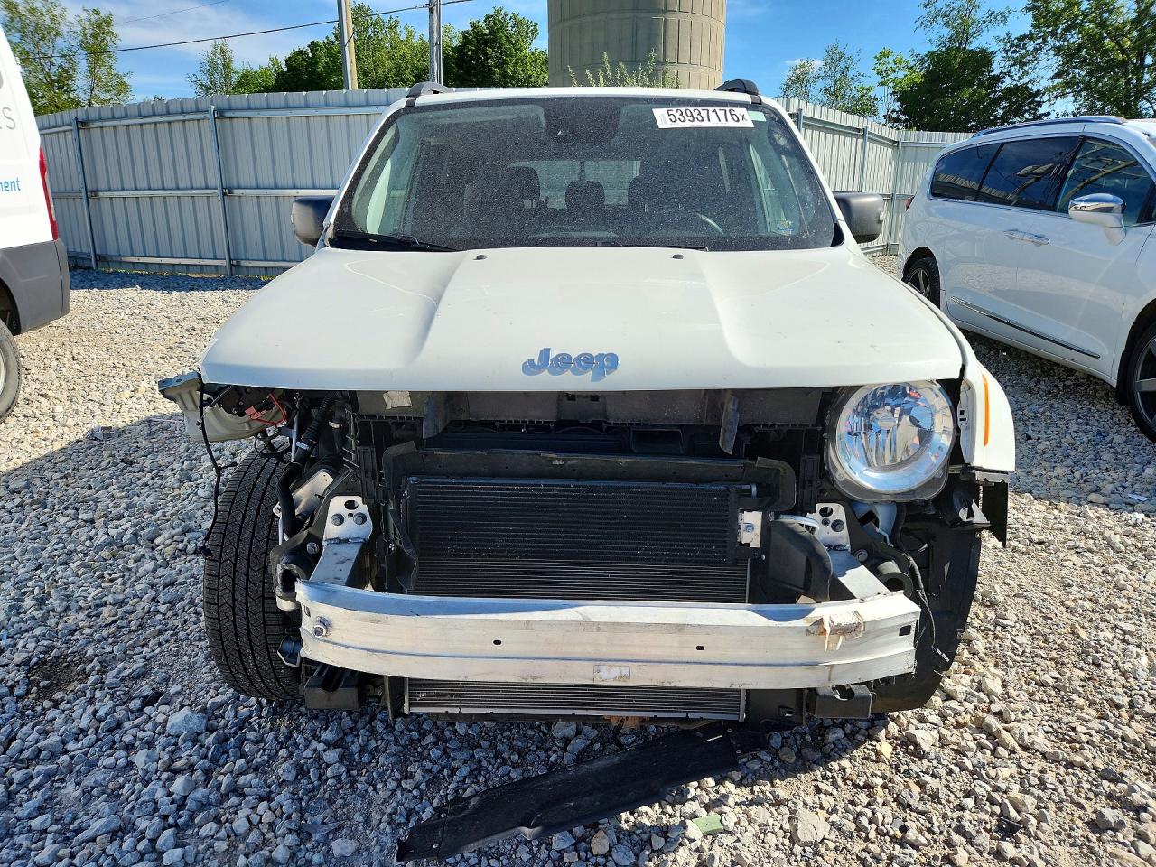 2021 Jeep Renegade Limited White vin: ZACNJDD13MPN32627