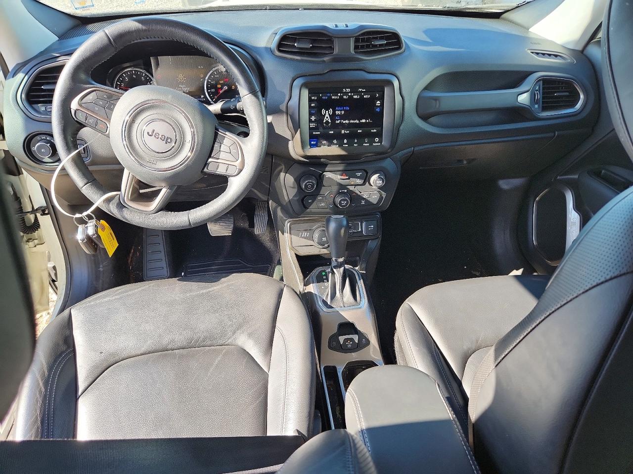 2021 Jeep Renegade Limited White vin: ZACNJDD13MPN32627