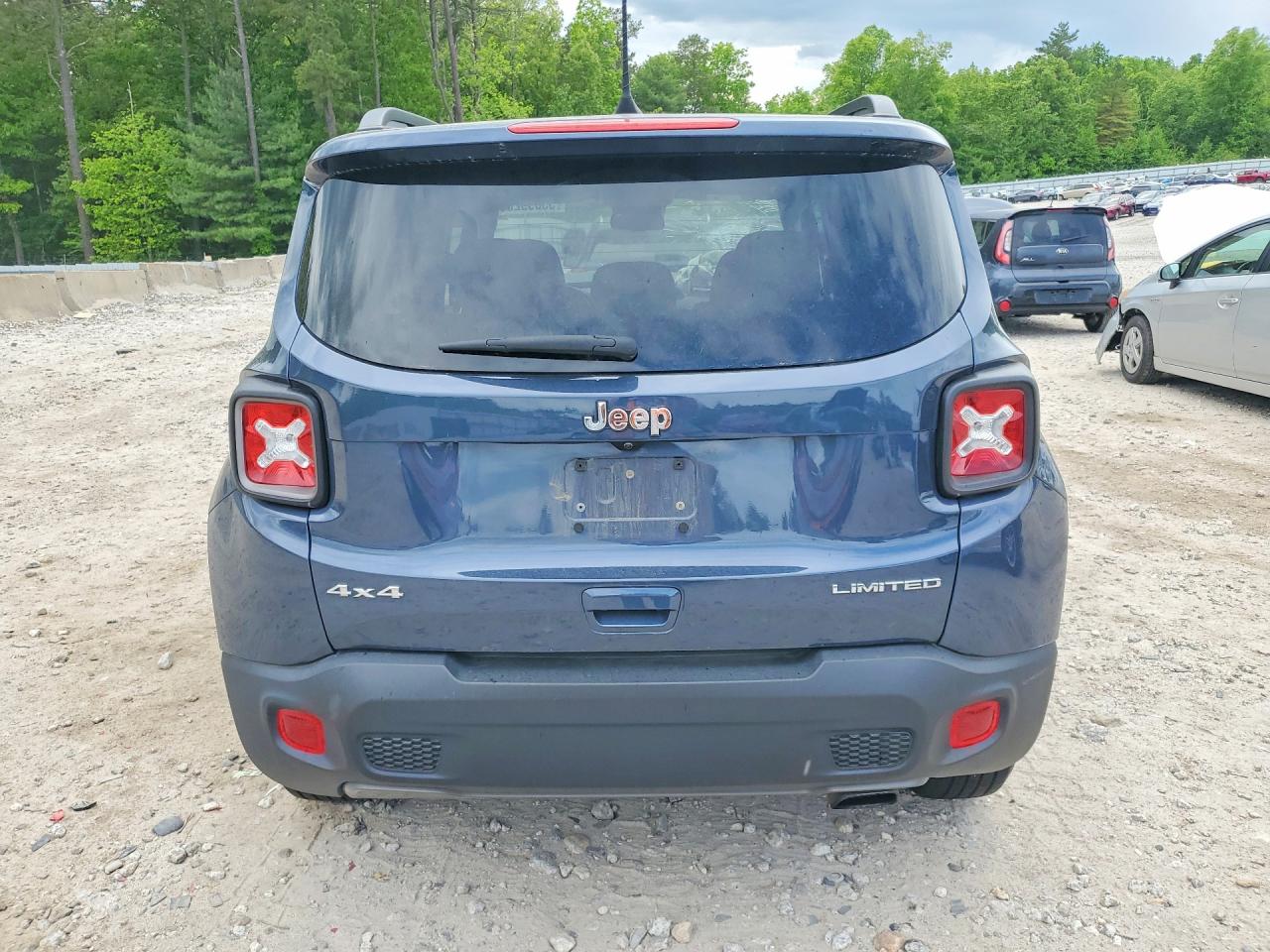 2021 Jeep Renegade Limited Blue vin: ZACNJDD17MPM34023