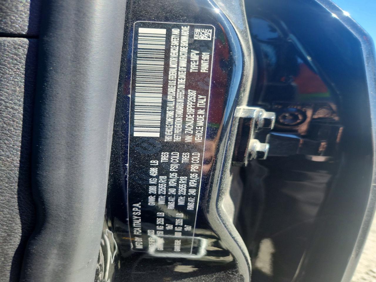 2023 Jeep Renegade Altitude Black vin: ZACNJDE16PPP25387