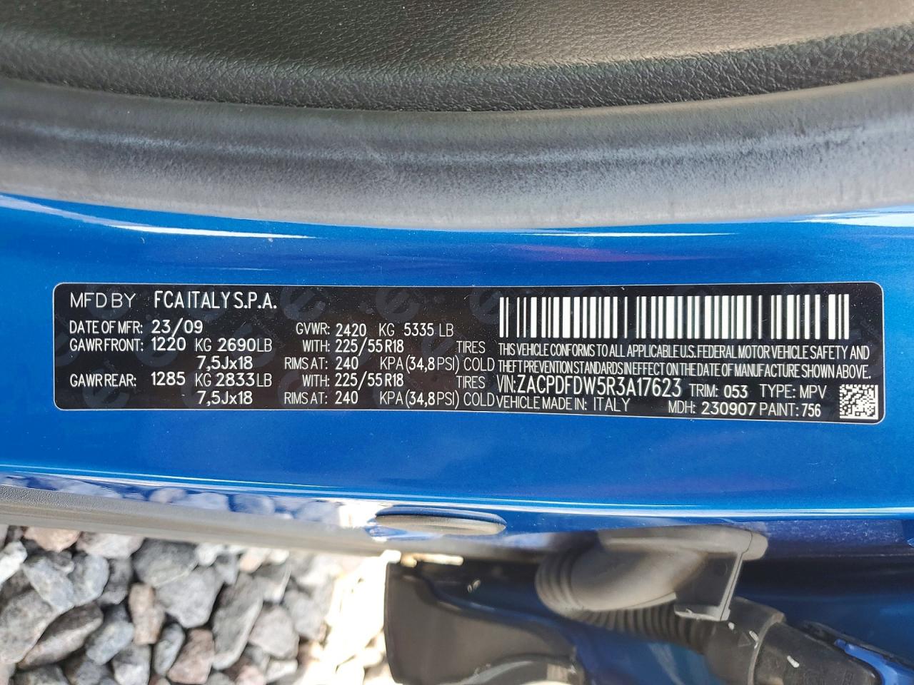 2024 Dodge Hornet R/t Plus Blue vin: ZACPDFDW5R3A17623
