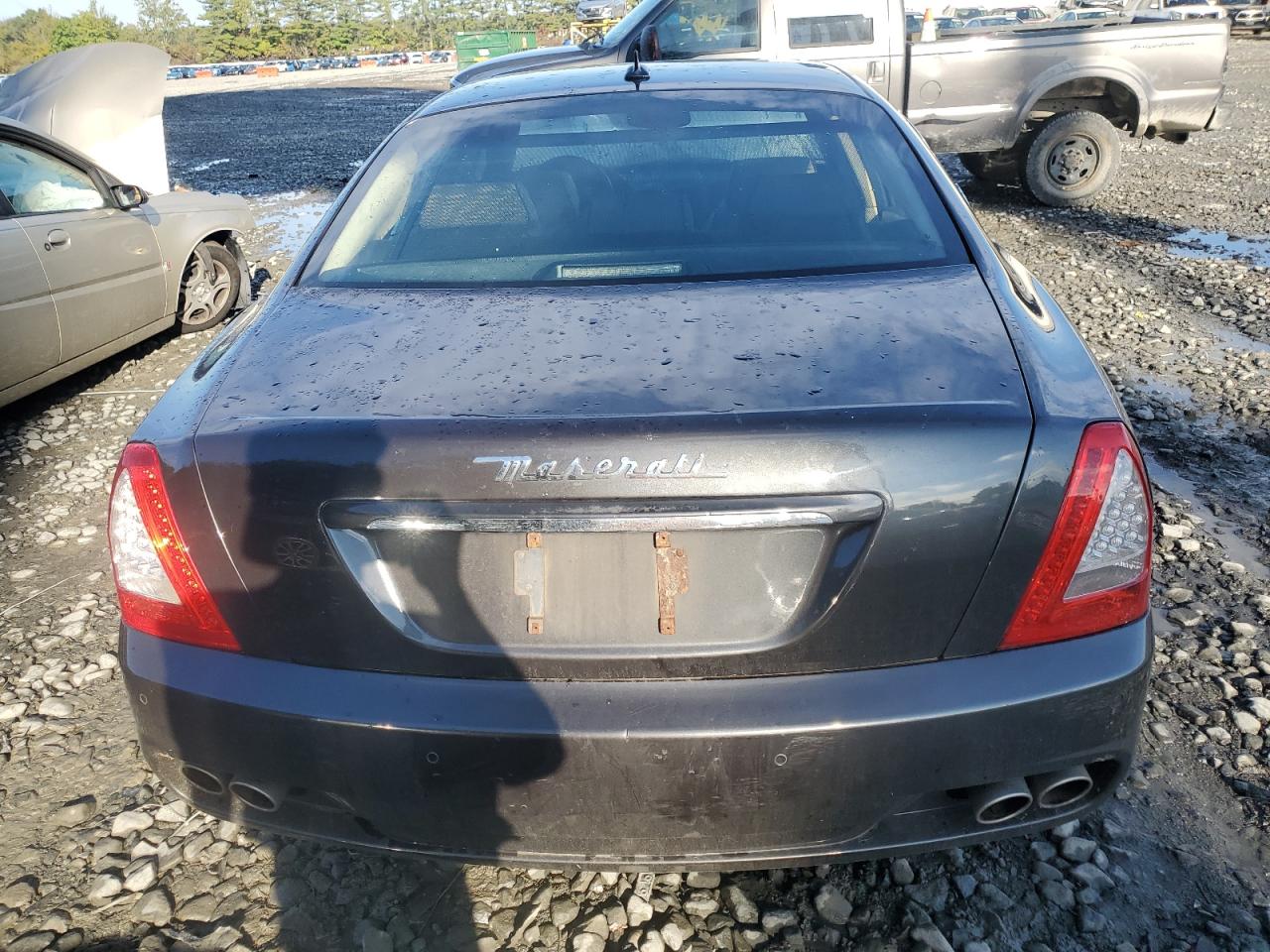 2010 Maserati Quattroporte Серый vin: ZAM39FKA0A0052270