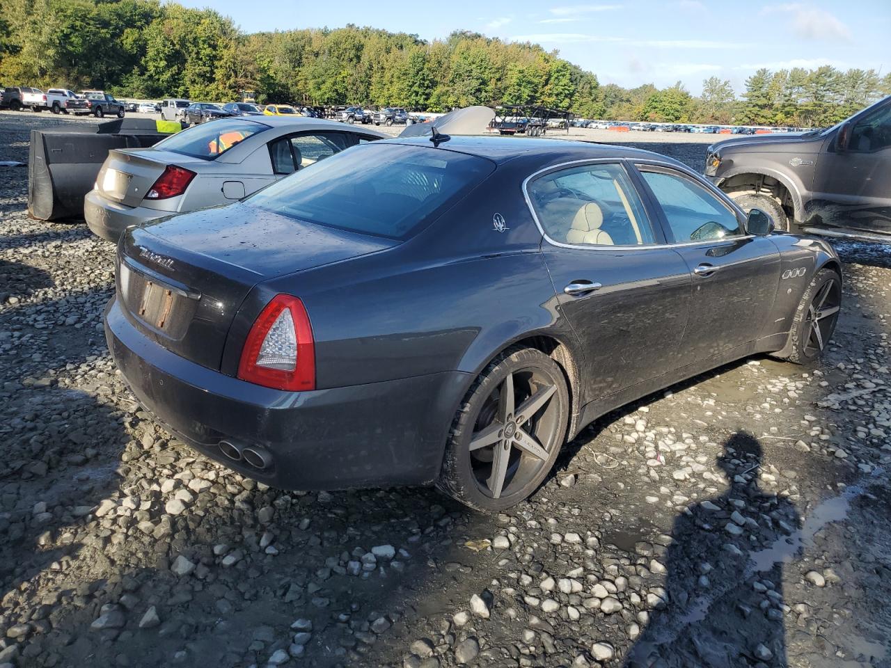 2010 Maserati Quattroporte Серый vin: ZAM39FKA0A0052270