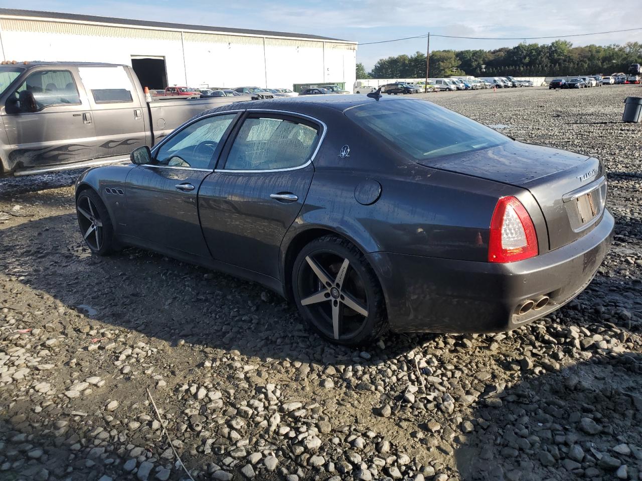 2010 Maserati Quattroporte Серый vin: ZAM39FKA0A0052270