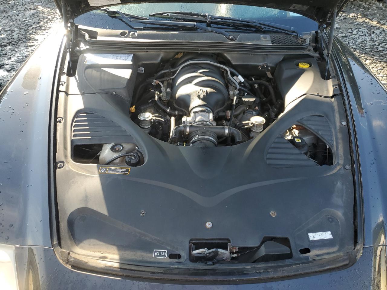 2010 Maserati Quattroporte Серый vin: ZAM39FKA0A0052270