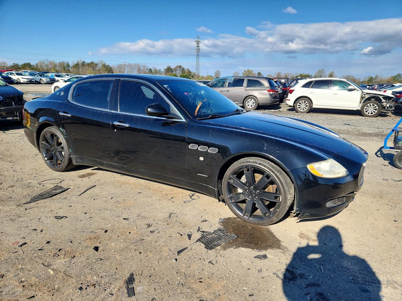 2010 Maserati Quattroporte Black vin: ZAM39FKA6A0051639