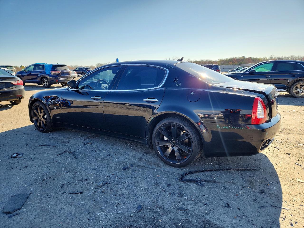2010 Maserati Quattroporte Black vin: ZAM39FKA6A0051639